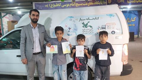 غرفه فرهنگی‌ و هنری کانون خوزستان در کوی علوی