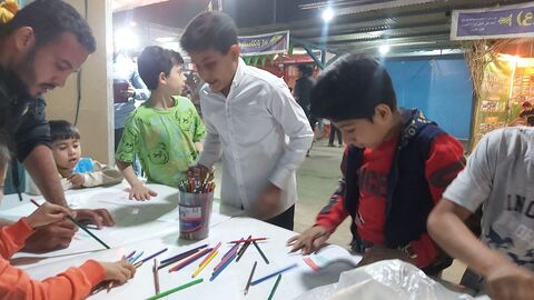 غرفه فرهنگی‌ و هنری کانون خوزستان در کوی علوی