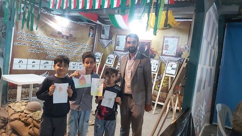 غرفه فرهنگی‌ و هنری کانون خوزستان در کوی علوی