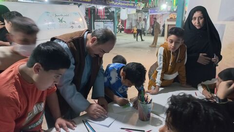 غرفه فرهنگی‌ و هنری کانون خوزستان در کوی علوی