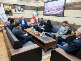 دیدار معاون توسعه و مدیریت منابع کانون با فرماندار عسلویه و بخشدار چاه مبارک