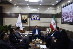 دیدار معاون توسعه و مدیریت منابع کانون با فرماندار عسلویه و بخشدار چاه مبارک