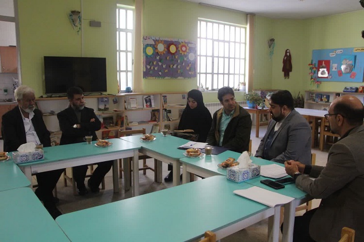 بازدید از کانون پرورش فکری کودکان و نوجوانان شهر حبیب‌آباد