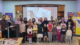 دیدار صمیمانه کودکان و نوجوانان مرکز ۴۳ با شاعر و نویسنده ناهید عسگری در هفته کتاب