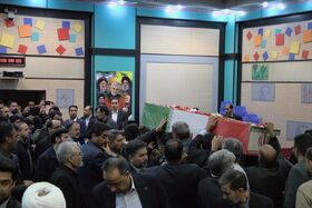 حضور شهید گمنام در اداره‌کل کانون استان کرمان