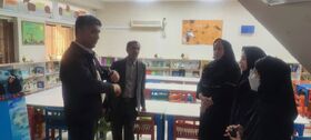 بازدید مدیران کل حراست ، کانون زبان و کانون علوم و فناوریهای نوین ایران از مرکز قشم