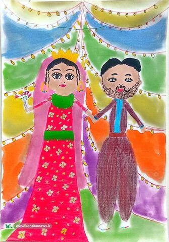 آثار نقاشی اعضاء کودک و نوجوان کانون پرورش فکری کودکان و نوجوانان استان کردستان در مسیر دهمین دوسالانه «ایران من»