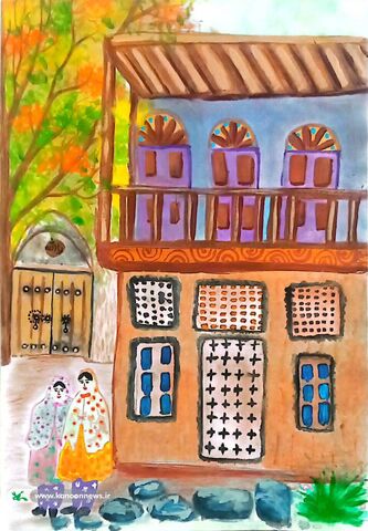 آثار نقاشی اعضاء کودک و نوجوان کانون پرورش فکری کودکان و نوجوانان استان کردستان در مسیر دهمین دوسالانه «ایران من»