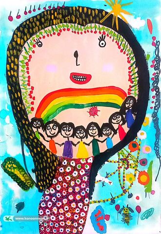 آثار نقاشی اعضاء کودک و نوجوان کانون پرورش فکری کودکان و نوجوانان استان کردستان در مسیر دهمین دوسالانه «ایران من»