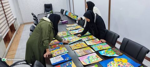 آثار نقاشی اعضاء کودک و نوجوان کانون پرورش فکری کودکان و نوجوانان استان کردستان در مسیر دهمین دوسالانه «ایران من»