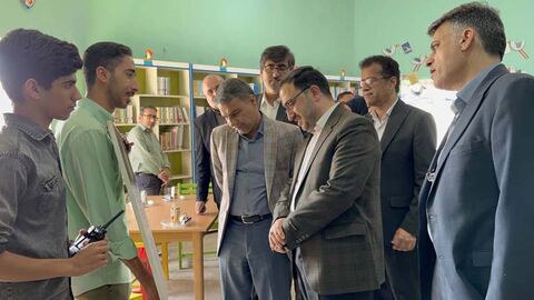 آیین گشایش سالن سینما کانون در مرکز ابوموسی