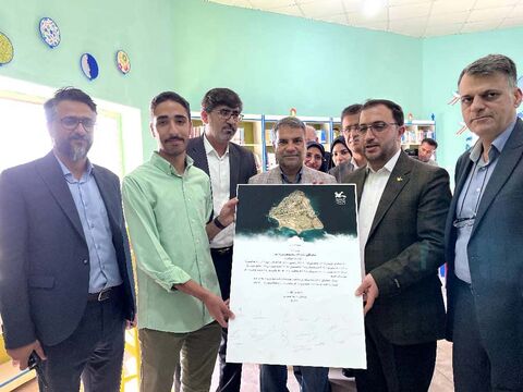 آیین گشایش سالن سینما کانون در مرکز ابوموسی