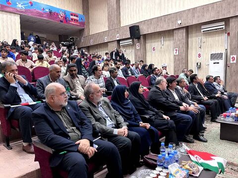 آیین گشایش سالن سینما کانون در مرکز ابوموسی