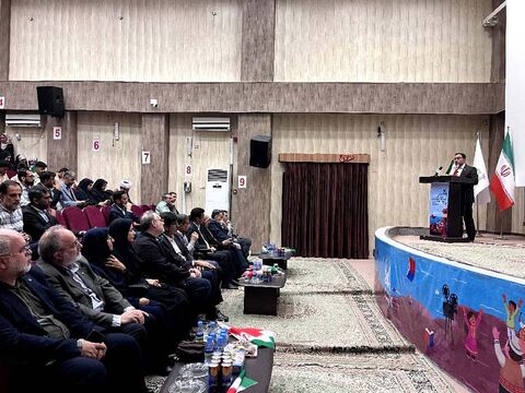 آیین گشایش سالن سینما کانون در مرکز ابوموسی