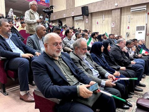 آیین گشایش سالن سینما کانون در مرکز ابوموسی