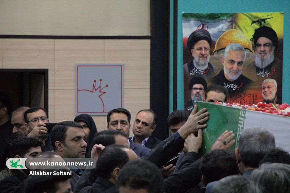 حضور شهید گمنام در اداره‌کل کانون لستان کرمان