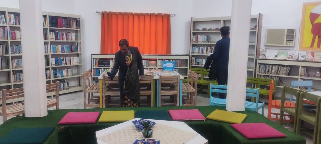 بازدید معاونین کانون پرورش فکری کودکان و نوجوانان از مرکز فرهنگی،هنری هرمز