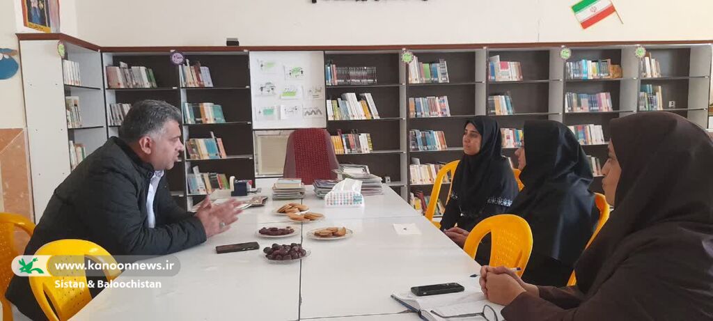 بازدید مدیرکل کانون سیستان و بلوچستان از مراکز جنوب استان و تأکید بر تقویت قصه‌گویی و طرح کانون مدرسه