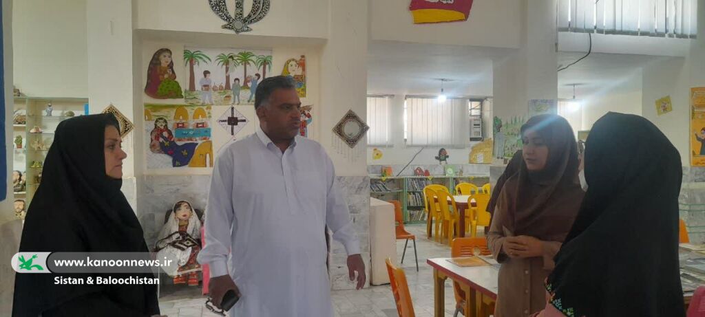 بازدید مدیرکل کانون سیستان و بلوچستان از مراکز جنوب استان و تأکید بر تقویت قصه‌گویی و طرح کانون مدرسه