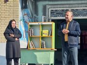 افتتاح کتابخانه‌های کلاسی طرح «هزار درنای کاغذی» در مدارس روستایی زرین‌دشت