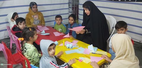 غرفه فاطمیه کانون بندر امام در پارک شهر برپا شد