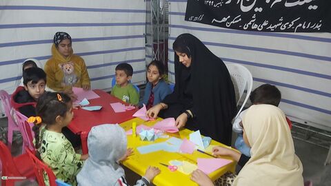 غرفه فاطمیه کانون بندر امام در پارک شهر برپا شد