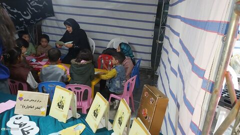 غرفه فاطمیه کانون بندر امام در پارک شهر برپا شد