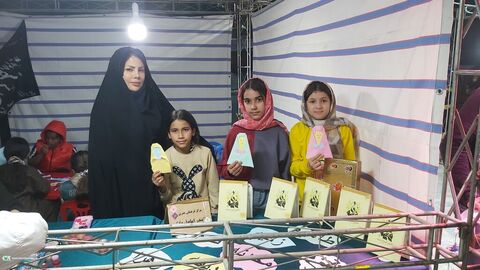 غرفه فاطمیه کانون بندر امام در پارک شهر برپا شد