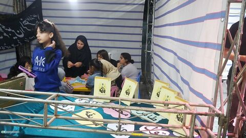 غرفه فاطمیه کانون بندر امام در پارک شهر برپا شد