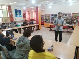 مرکز فرهنگی هنری دهلران میزبان دانش آموزان مرکز توان یابی در هفته معلولین