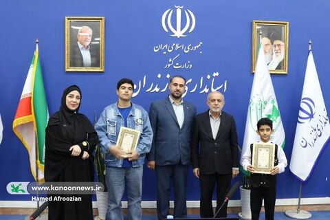 نشست صمیمانه نوجوانان فعال کانون مازندران با دکتر یونسی استاندار مازندران