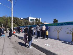 دیوار ۴۷ در آباده به بستر خلاقیت و مشارکت کودکان و نوجوانان با نیازهای ویژه تبدیل شد