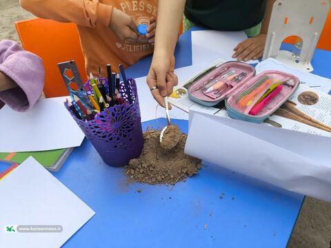 کودکان خوزستان با قصه، آزمایش و هنر؛ اهمیت خاک سالم را شناختند