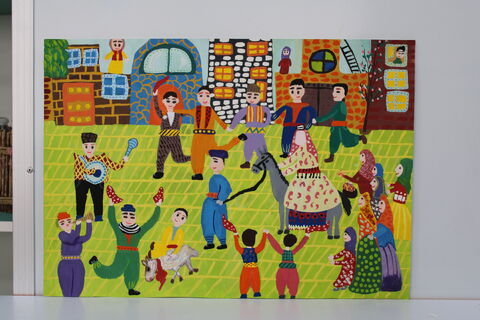 گزارش تصویری/ داوری آثار هنری دوسالانه هنرهای تجسمی در کانون همدان