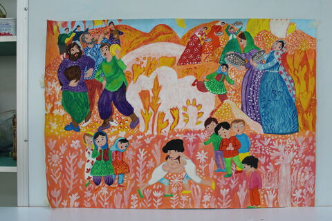 گزارش تصویری/ داوری آثار هنری دوسالانه هنرهای تجسمی در کانون همدان