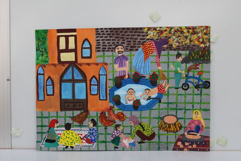 گزارش تصویری/ داوری آثار هنری دوسالانه هنرهای تجسمی در کانون همدان