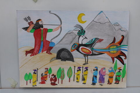 گزارش تصویری/ داوری آثار هنری دوسالانه هنرهای تجسمی در کانون همدان