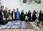 مادر گرانقدر شهید رضا مومنی طارمسری تجلیل‌شد