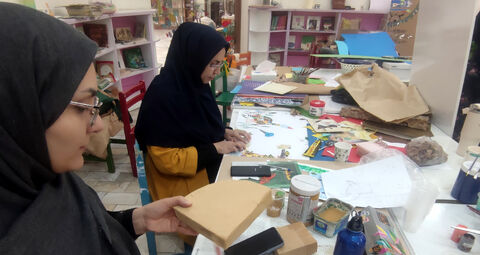 آغاز ساخت دکور هفدهمین جشنواره ملی پژوهش در کانون استان قم