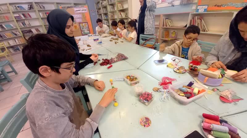 اجرای پویش تسبیح به مناسبت ولادت حضرت فاطمه(س) در مرکز فرهنگی هنری شماره ۱۰