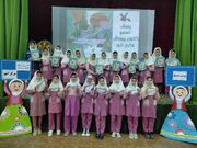 پویش ملی «تسبیح» در مرکز ابهر، زمینه‌ساز آشنایی کودکان با بانوی بهشت