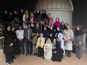 بازدید علی گلشن، نویسنده کتاب‌های علمی از مرکز تخصصی علوم کانون بندرعباس