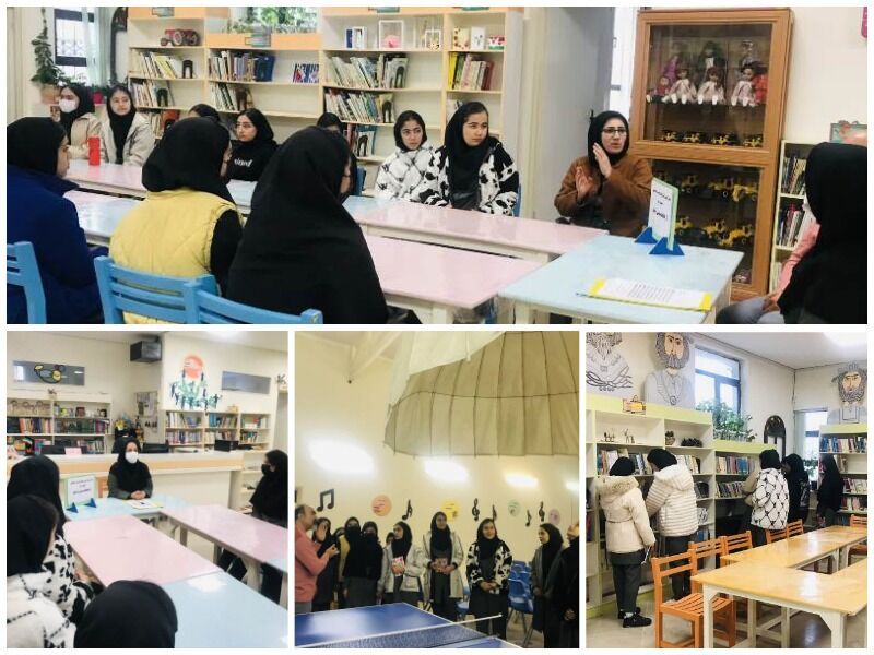 بازدید اعضای فعال کتابخانه پستی کانون اردبیل از مرکز فرهنگیهنری شماره دو