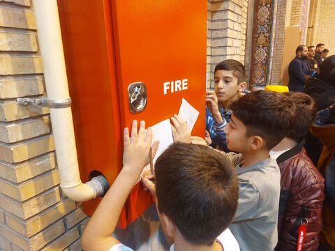 ایستگاه نقاشی کانون درمصلای ایلام به مناسبت میلاد حضرت زهرا (س)