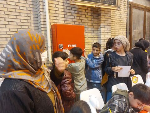 ایستگاه نقاشی کانون درمصلای ایلام به مناسبت میلاد حضرت زهرا (س)