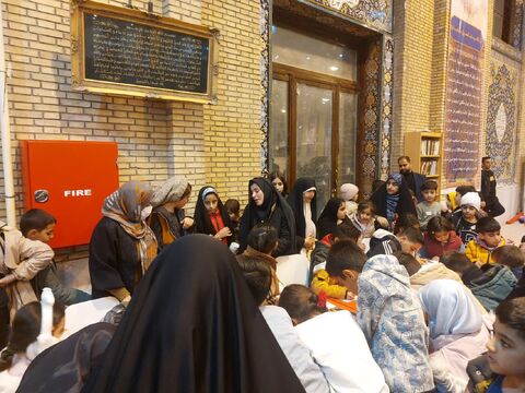 ایستگاه نقاشی کانون درمصلای ایلام به مناسبت میلاد حضرت زهرا (س)