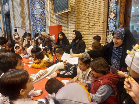 ایستگاه نقاشی کانون درمصلای ایلام به مناسبت میلاد حضرت زهرا (س)