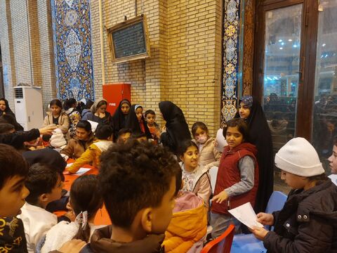 ایستگاه نقاشی کانون درمصلای ایلام به مناسبت میلاد حضرت زهرا (س)