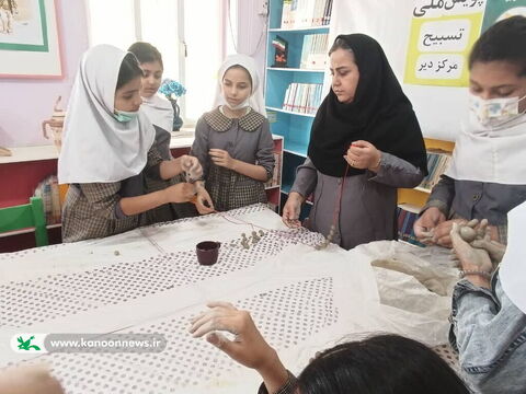 پویش ملی تسبیح در مراکز کانون استان بوشهر