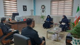 جلسه بررسی زمینه‌های مشارکت نیروی انتظامی استان در جشنواره قصه‌گویی کانون استان البرز